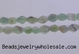 CNG6361 15.5 inches 14*18mm - 16*22mm freeform matte fluorite beads