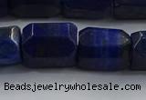 CNG6431 15.5 inches 15*20mm faceted nuggets lapis lazuli beads