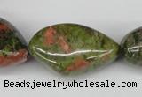 CNG67 15.5 inches 10*16mm - 25*35mm nuggets unakite gemstone beads