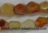 CNG680 15.5 inches 10*14mm - 13*18mm faceted nuggets agate beads