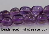 CNG6853 15.5 inches 8*12mm - 10*14mm nuggets amethyst beads