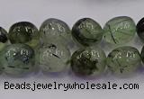 CNG6865 15.5 inches 8*12mm - 10*14mm nuggets prehnite beads