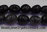 CNG6868 8*12mm - 10*14mm nuggets black rutilated quartz beads