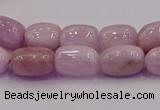 CNG6877 15.5 inches 8*12mm - 10*14mm nuggets pink kunzite beads