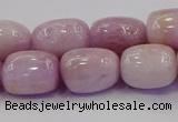 CNG6878 15.5 inches 12*16mm - 13*18mm nuggets pink kunzite beads