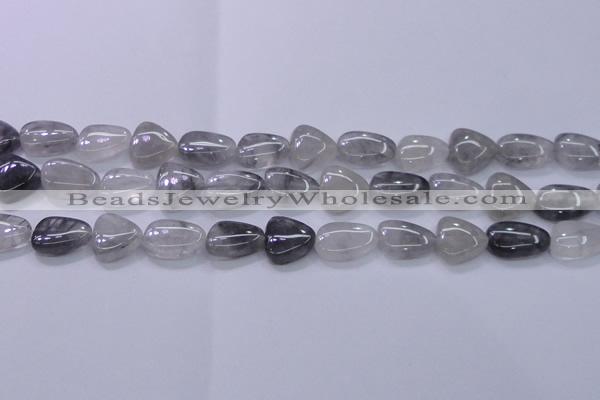 CNG691 15.5 inches 13*18mm - 15*16mm freeform cloudy quartz Beads