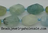 CNG6921 15.5 inches 12*16mm - 13*18mm faceted nuggets aquamarine beads