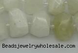 CNG6925 12*16mm - 15*20mm faceted nuggets white moonstone beads