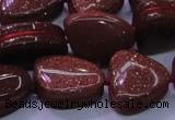 CNG695 15.5 inches 13*18mm - 15*16mm freeform goldstone beads