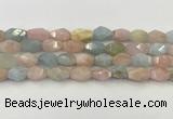 CNG6963 15.5 inches 10*14mm - 12*16mm faceted nuggets morganite beads