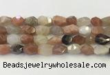 CNG6967 12*14mm - 13*18mm faceted nuggets mixed moonstone beads