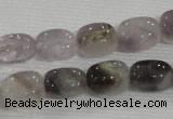 CNG706 15.5 inches 10*14mm nuggets amethyst beads wholesale