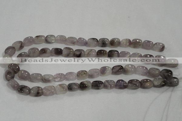 CNG706 15.5 inches 10*14mm nuggets amethyst beads wholesale