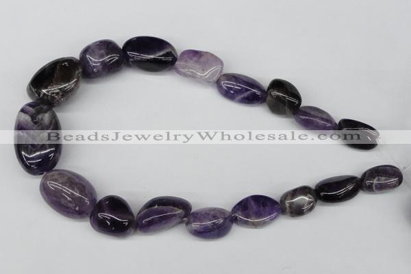 CNG71 15.5 inches 10*16mm - 25*35mm nuggets amethyst gemstone beads