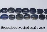 CNG7117 15.5 inches 20*25mm - 25*30mm freeform blue dumortierite beads