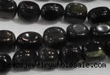 CNG712 15.5 inches 10*14mm nuggets blue tiger eye beads wholesale