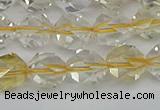 CNG7231 15.5 inches 8mm faceted nuggets citrine gemstone beads