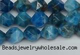 CNG7430 15.5 inches 6mm faceted nuggets apatite gemstone beads