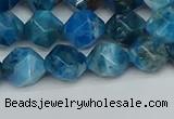 CNG7431 15.5 inches 8mm faceted nuggets apatite gemstone beads