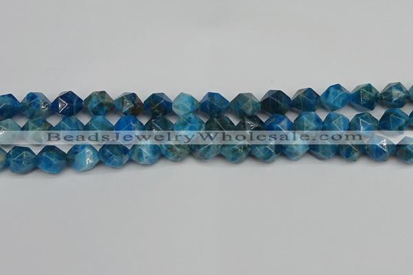 CNG7432 15.5 inches 10mm faceted nuggets apatite gemstone beads