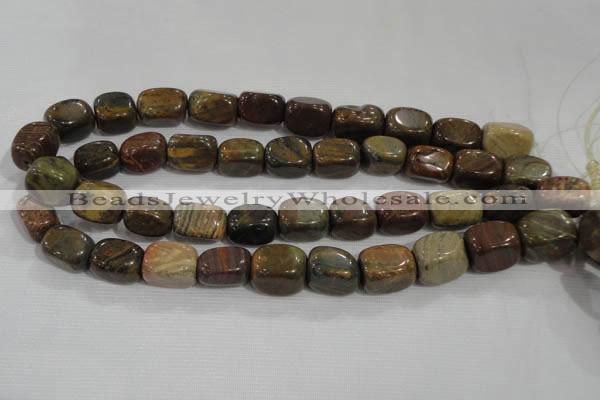 CNG745 15.5 inches 15*18mm nuggets tree agate beads wholesale