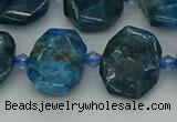 CNG7457 15.5 inches 12*16mm - 15*20mm faceted freeform apatite beads