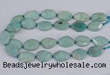 CNG7463 15.5 inches 20*25mm - 25*35mm faceted freeform amazonite beads