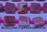 CNG7544 15.5 inches 6*8mm - 10*12mm freeform rhodochrosite beads