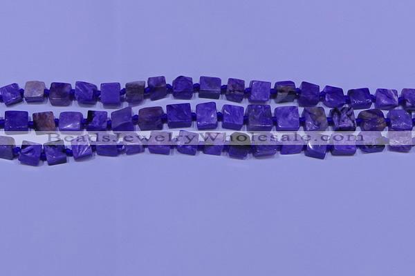 CNG7546 15.5 inches 6*8mm - 10*12mm freeform charoite beads