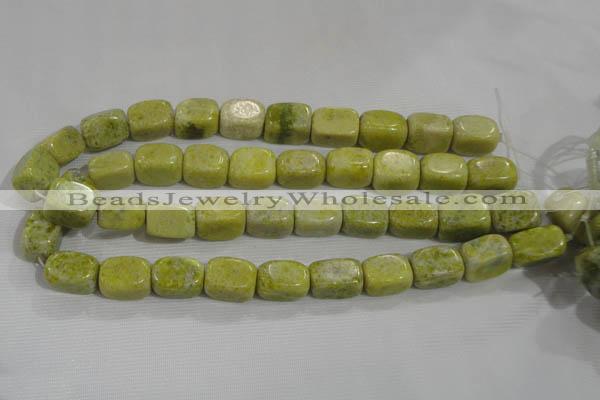 CNG761 15.5 inches 15*20mm nuggets lemon jade beads wholesale