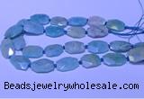 CNG7625 20*30mm - 22*32mm faceted freeform amazonite beads