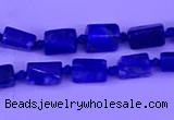 CNG7654 15.5 inches 5*6mm - 6*9mm nuggets lapis lazuli beads