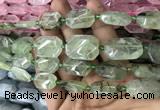 CNG7804 15.5 inches 13*18mm - 18*25mm faceted freeform prehnite beads