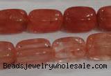 CNG783 15.5 inches 13*18mm nuggets cherry quartz beads wholesale