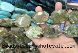 CNG7867 15.5 inches 22*30 - 28*35mm faceted freeform rhyolite beads