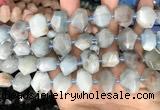 CNG7901 15.5 inches 12*16mm - 15*20mm faceted nuggets aquamarine beads