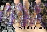 CNG7919 15.5 inches 13*18mm - 15*25mm faceted freeform ametrine beads