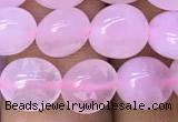 CNG8033 15.5 inches 8*10mm nuggets rose quartz beads wholesale