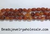 CNG8119 15.5 inches 8*12mm nuggets agate beads wholesale