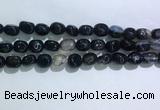 CNG8126 15.5 inches 8*12mm nuggets agate beads wholesale