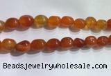 CNG8154 15.5 inches 10*14mm nuggets agate beads wholesale