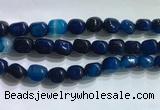 CNG8156 15.5 inches 10*14mm nuggets agate beads wholesale