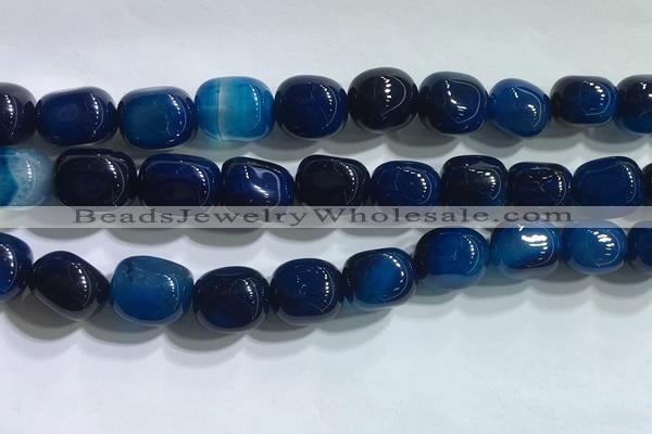 CNG8156 15.5 inches 10*14mm nuggets agate beads wholesale