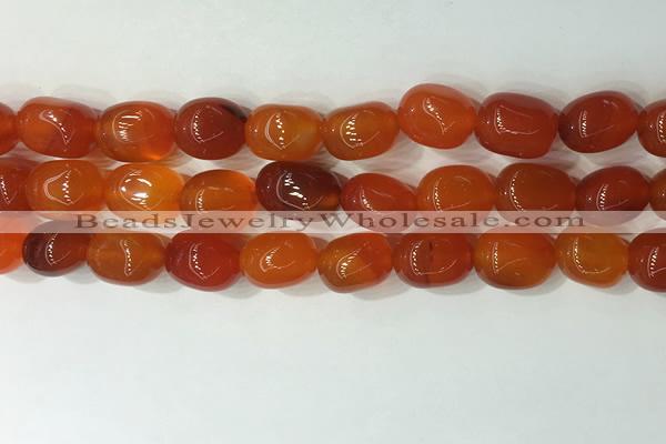 CNG8208 15.5 inches 12*16mm nuggets agate beads wholesale