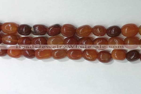 CNG8209 15.5 inches 12*16mm nuggets agate beads wholesale