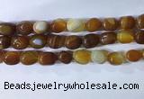 CNG8226 15.5 inches 12*16mm nuggets striped agate beads wholesale