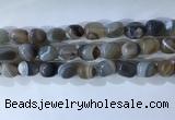 CNG8237 15.5 inches 12*16mm nuggets striped agate beads wholesale