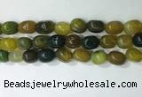 CNG8258 15.5 inches 13*18mm nuggets agate beads wholesale