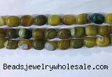 CNG8276 15.5 inches 13*18mm nuggets striped agate beads wholesale