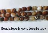 CNG8278 15.5 inches 13*18mm nuggets striped agate beads wholesale